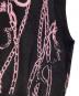 中古・古着 LAD MUSICIAN (ラッドミュージシャン) HIGH GAUGE WJQ KNIT CHAIN VEST　2120-003 ブラック×ピンク サイズ:44：7000円
