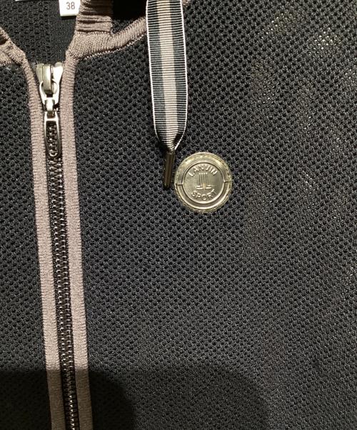 LANVIN SPORT（ランバン スポーツ）LANVIN SPORT (ランバン スポーツ) メッシュニットベスト ブラック サイズ:38の古着・服飾アイテム