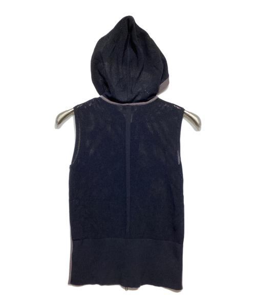 LANVIN SPORT（ランバン スポーツ）LANVIN SPORT (ランバン スポーツ) メッシュニットベスト ブラック サイズ:38の古着・服飾アイテム