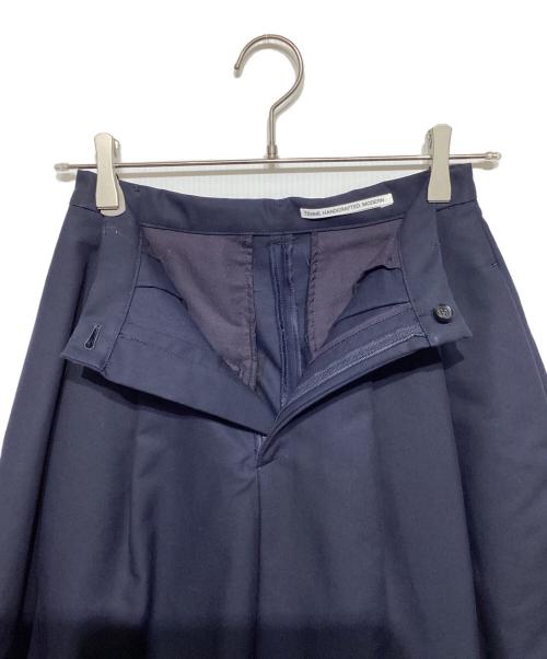 TENNE HANDCRAFTED MODERN（テン ハンドクラフテッド モダン）TENNE HANDCRAFTED MODERN (テン ハンドクラフテッド モダン) タックワイドパンツ ネイビー サイズ:freeの古着・服飾アイテム