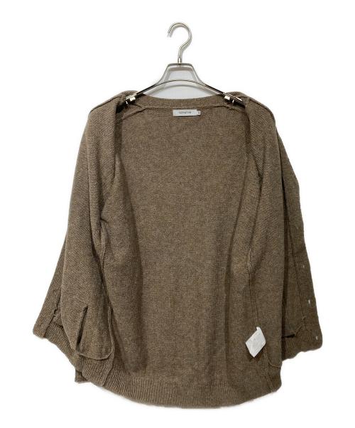 nonnative（ノンネイティブ）nonnative (ノンネイティブ) DWELLER CARDIGAN WOOL YARN ブラウン サイズ:3の古着・服飾アイテム