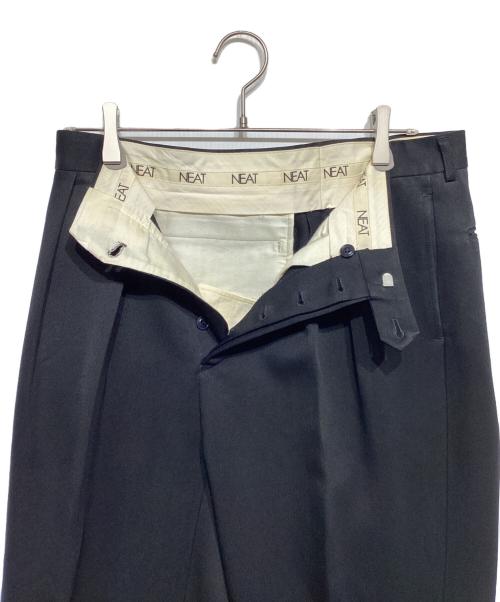 NEAT（ニート）NEAT (ニート) 2タックパンツ ブラック サイズ:46の古着・服飾アイテム