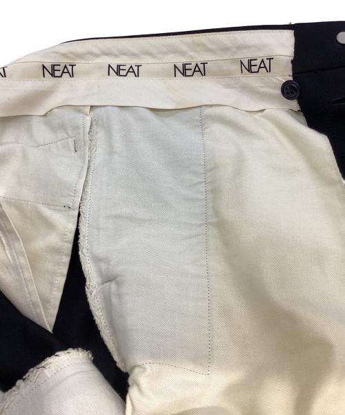 NEAT（ニート）NEAT (ニート) 2タックパンツ ブラック サイズ:46の古着・服飾アイテム