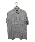 ISSEY MIYAKEイッセイミヤケ）の古着「リネンシャツ」｜グレー