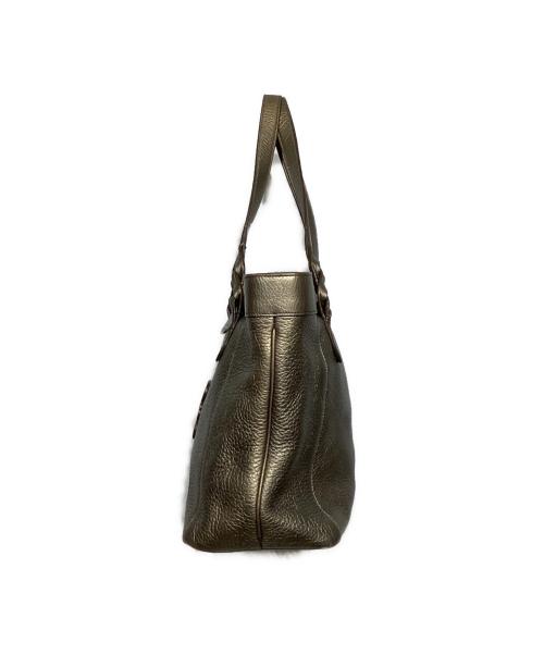 LOEWE（ロエベ）LOEWE (ロエベ) アナグラム フスタ ハンドバッグ ゴールドの古着・服飾アイテム