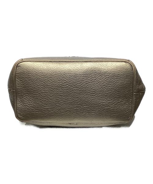 LOEWE（ロエベ）LOEWE (ロエベ) アナグラム フスタ ハンドバッグ ゴールドの古着・服飾アイテム