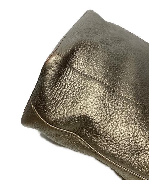 LOEWE（ロエベ）LOEWE (ロエベ) アナグラム フスタ ハンドバッグ ゴールドの古着・服飾アイテム