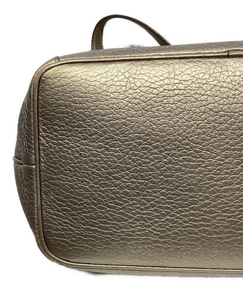 LOEWE（ロエベ）LOEWE (ロエベ) アナグラム フスタ ハンドバッグ ゴールドの古着・服飾アイテム