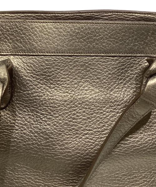 LOEWE（ロエベ）LOEWE (ロエベ) アナグラム フスタ ハンドバッグ ゴールドの古着・服飾アイテム