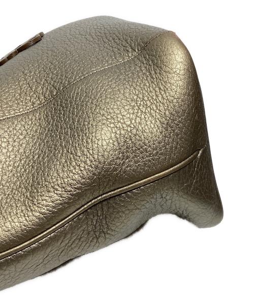 LOEWE（ロエベ）LOEWE (ロエベ) アナグラム フスタ ハンドバッグ ゴールドの古着・服飾アイテム