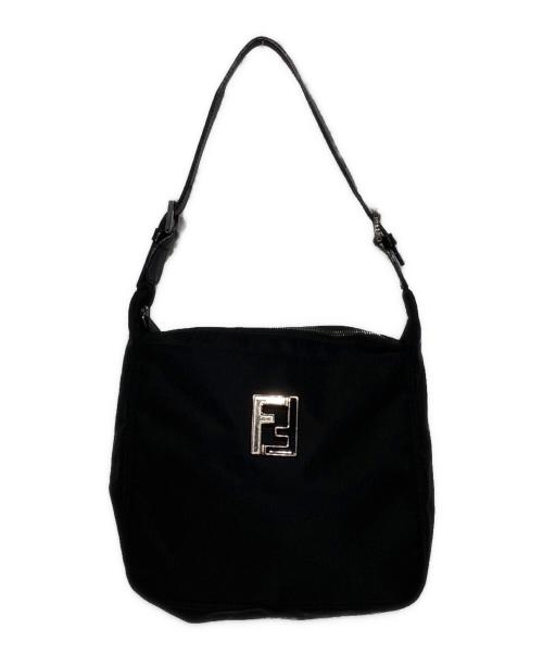 FENDI（フェンディ）FENDI (フェンディ) ナイロンワンショルダーバッグ ブラックの古着・服飾アイテム