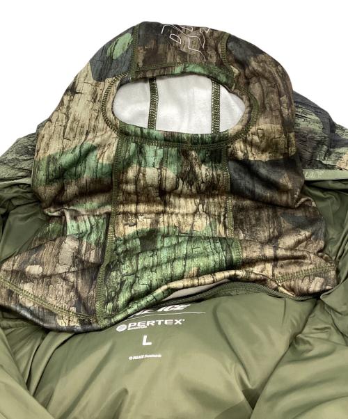 PALACE（パレス）PALACE (パレス) PERTEX MATTE BALACLAVA PUFFA オリーブ サイズ:Lの古着・服飾アイテム