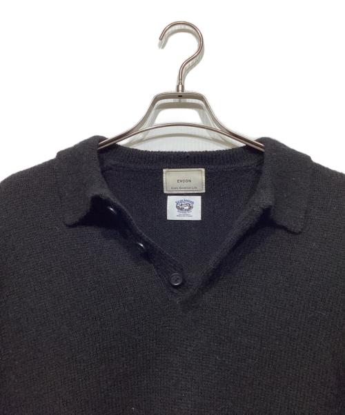 EVCON（エビコン）EVCON (エビコン) JAMIESON’S (ジャミーソンズ) KNIT POLO 223-91203 ブラック サイズ:2の古着・服飾アイテム