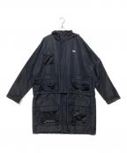 Abu Garcia×MONKEY TIMEアブガルシア×モンキータイム）の古着「FISHING COAT」｜ブラック