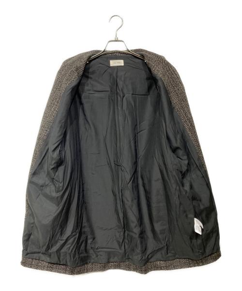 DES PRES（デ プレ）DES PRES (デ プレ) ウールスラブミックス ワイドカラーショートコート グレー サイズ:36の古着・服飾アイテム