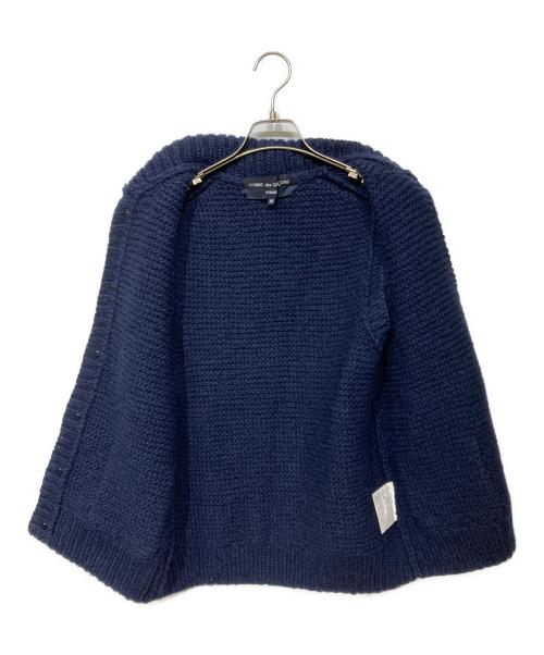 COMME des GARCONS HOMME（コムデギャルソン オム）COMME des GARCONS HOMME (コムデギャルソン オム) カウチン ニットベスト ネイビー サイズ:Mの古着・服飾アイテム