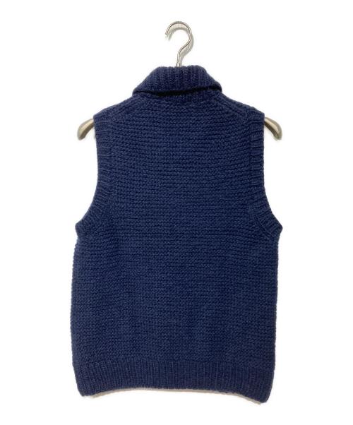 COMME des GARCONS HOMME（コムデギャルソン オム）COMME des GARCONS HOMME (コムデギャルソン オム) カウチン ニットベスト ネイビー サイズ:Mの古着・服飾アイテム
