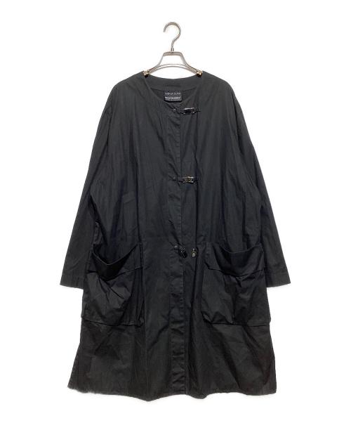 marimekko（マリメッコ）marimekko (マリメッコ) バックルベルトコート ブラック サイズ:記載なしの古着・服飾アイテム