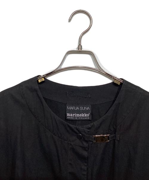 marimekko（マリメッコ）marimekko (マリメッコ) バックルベルトコート ブラック サイズ:記載なしの古着・服飾アイテム
