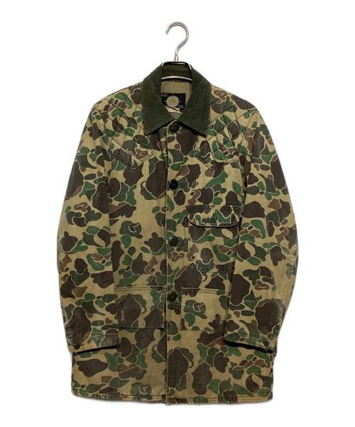 Sears（シアーズ）Sears (シアーズ) 70-80ｓカモフラ柄ハンティングジャケット カーキ サイズ:記載なしの古着・服飾アイテム