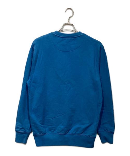 PALACE（パレス）PALACE (パレス) 刺繍クルーネックスウェット ブルー サイズ:Sの古着・服飾アイテム