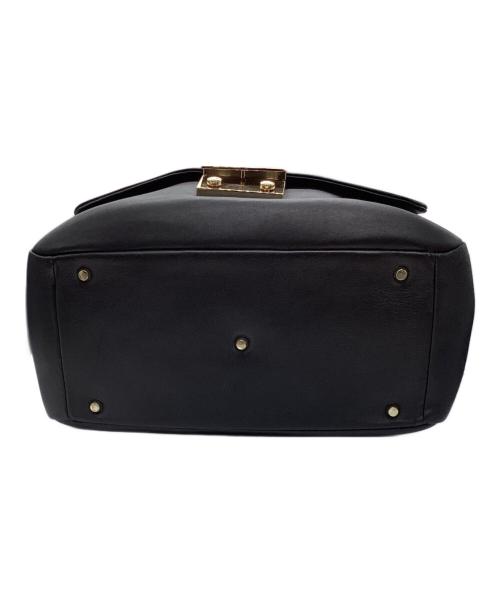 ANYA HINDMARCH（アニヤ・ハインドマーチ）ANYA HINDMARCH (アニヤハインドマーチ) 2WAYバッグ ブラックの古着・服飾アイテム