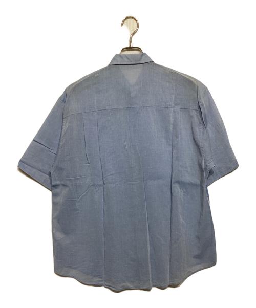 AURALEE（オーラリー）AURALEE (オーラリー) HARD TWIST FINK ORGANDY HALF SLEEVED SHIRT ブルー サイズ:4の古着・服飾アイテム
