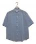 AURALEE（オーラリー）の古着「HARD TWIST FINK ORGANDY HALF SLEEVED SHIRT」｜ブルー