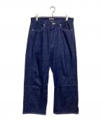 AURALEEオーラリー）の古着「SELVEDGE LIGHT DENIM PANTS　A23SP02SD」｜インディゴ