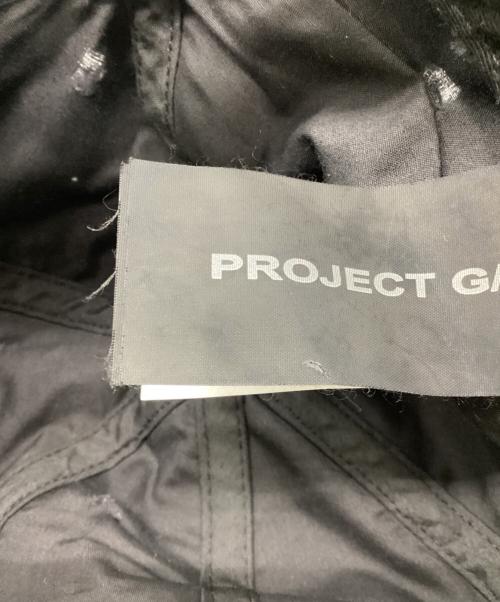 PROJECT G/R（プロジェクト ジーアール）PROJECT G/R (プロジェクト ジーアール) UPCYCLED RACING CAP ブラックの古着・服飾アイテム