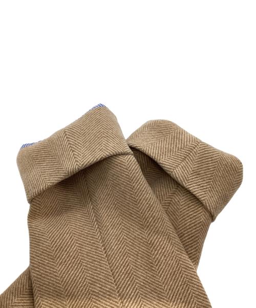 45rpm（45アールピーエム）45rpm (45アールピーエム) パイルカットのヘリンボンコート ベージュ サイズ:3の古着・服飾アイテム