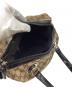 中古・古着 GUCCI (グッチ) GGキャンバスミニボストンバッグ　203526 ベージュ×ブラック：40000円