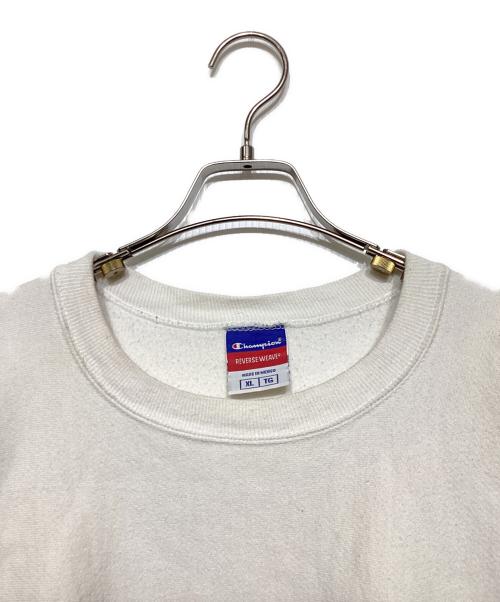 Champion REVERSE WEAVE（チャンピオン リバース ウィーブ）Champion REVERSE WEAVE (チャンピオン リバース ウィーブ) 00s 裏起毛スウェット ホワイト サイズ:XLの古着・服飾アイテム