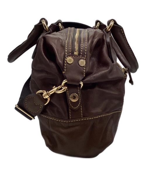 russet（ラシット）russet (ラシット) 2WAYレザーボストンバッグ　FL-T02-006 ブラウンの古着・服飾アイテム