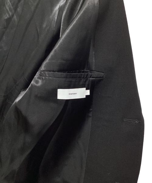 Graphpaper（グラフペーパー）Graphpaper (グラフペーパー) Wool Doeskin Long Jacket　GM233-20245B ブラック サイズ:1の古着・服飾アイテム