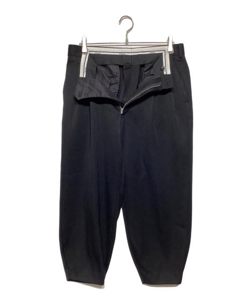 Graphpaper（グラフペーパー）Graphpaper (グラフペーパー) Wool Doeskin Tapered Trousers ブラック サイズ:1の古着・服飾アイテム