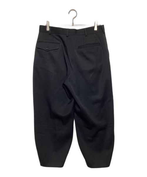 Graphpaper（グラフペーパー）Graphpaper (グラフペーパー) Wool Doeskin Tapered Trousers ブラック サイズ:1の古着・服飾アイテム