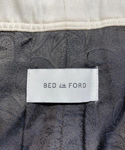 BED J.W. FORD（ベッドフォード）BED J.W. FORD (ベッドフォード) Velour Fabric Wide Pants ブラウンの古着・服飾アイテム