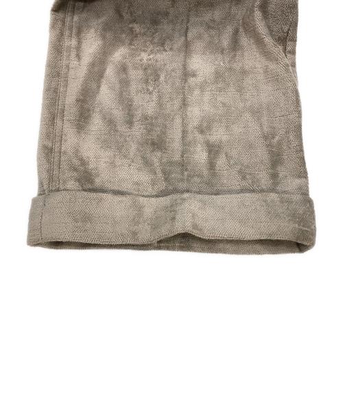 BED J.W. FORD（ベッドフォード）BED J.W. FORD (ベッドフォード) Velour Fabric Wide Pants ブラウンの古着・服飾アイテム