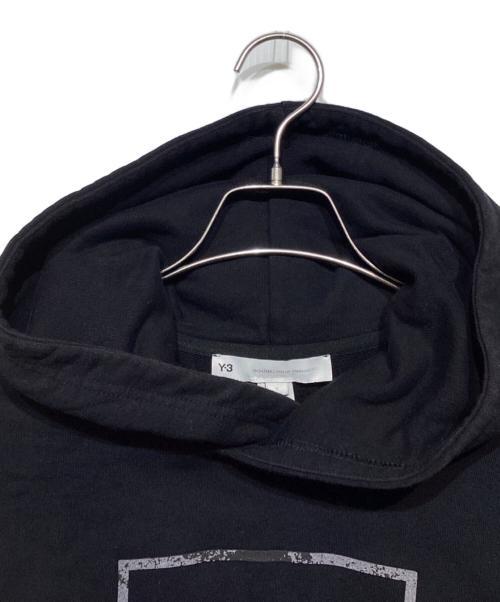 Y-3（ワイスリー）Y-3 (ワイスリー) U SQUARE LABEL GRAPHIC HOODIE　GV6056 ブラック サイズ:Sの古着・服飾アイテム
