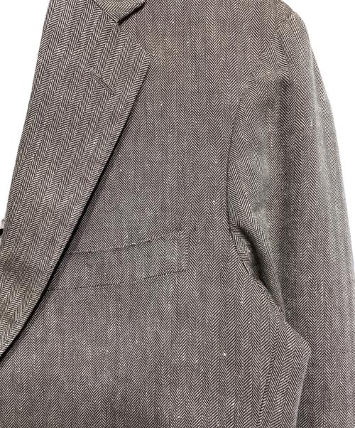 POLO RALPH LAUREN（ポロ・ラルフローレン）POLO RALPH LAUREN (ポロ・ラルフローレン) リネン混セットアップスーツ ブラウン サイズ:JK：39/PT：82の古着・服飾アイテム