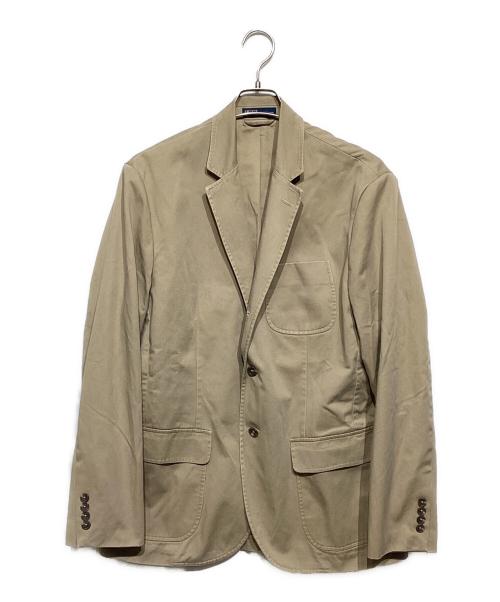 POLO RALPH LAUREN（ポロ・ラルフローレン）POLO RALPH LAUREN (ポロ・ラルフローレン) コットンテーラードジャケット ベージュ サイズ:42Rの古着・服飾アイテム