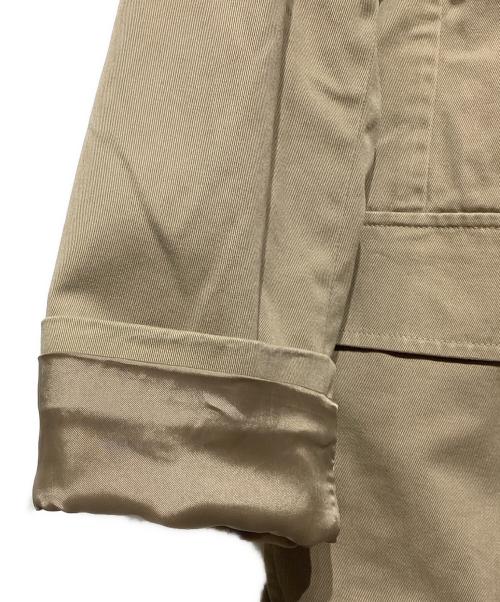 POLO RALPH LAUREN（ポロ・ラルフローレン）POLO RALPH LAUREN (ポロ・ラルフローレン) コットンテーラードジャケット ベージュ サイズ:42Rの古着・服飾アイテム