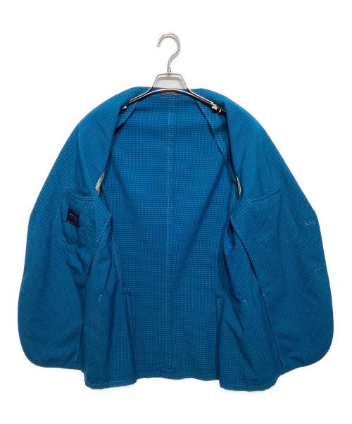 BOGLIOLI（ボリオリ）BOGLIOLI (ボリオリ) チェックテーラードジャケット　N1302J/71 ブルー サイズ:52の古着・服飾アイテム