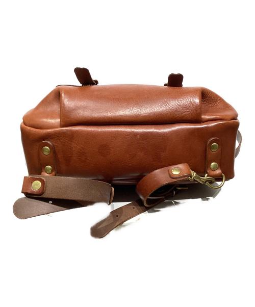 Herz（ヘルツ）Herz (ヘルツ) 棒屋根クラシックリュック ブラウンの古着・服飾アイテム