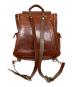 Herz (ヘルツ) 棒屋根クラシックリュック ブラウン：12000円