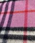 中古・古着 BURBERRY LONDON (バーバリーロンドン) ノバチェックカシミヤマフラー ピンク：8000円