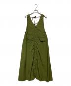 BEAMS BOYビームスボーイ）の古着「ナイロンタッサーワンピース　13-26-1348-163」｜グリーン