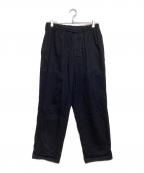 DESCENDANTディセンダント）の古着「イージーデニムパンツ」｜ブラック