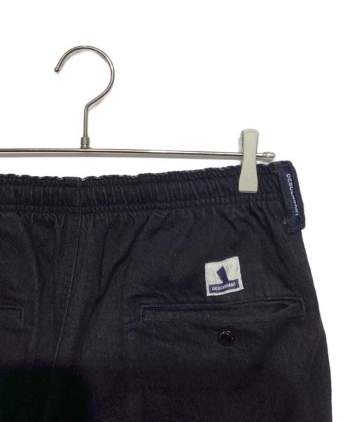 DESCENDANT（ディセンダント）DESCENDANT (ディセンダント) イージーデニムパンツ ブラック サイズ:2の古着・服飾アイテム